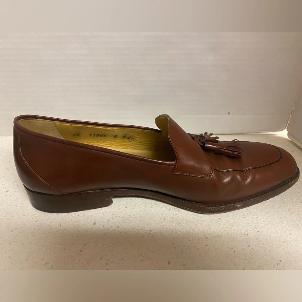 Cole Haan Italian Chestnut Tassel Loafers